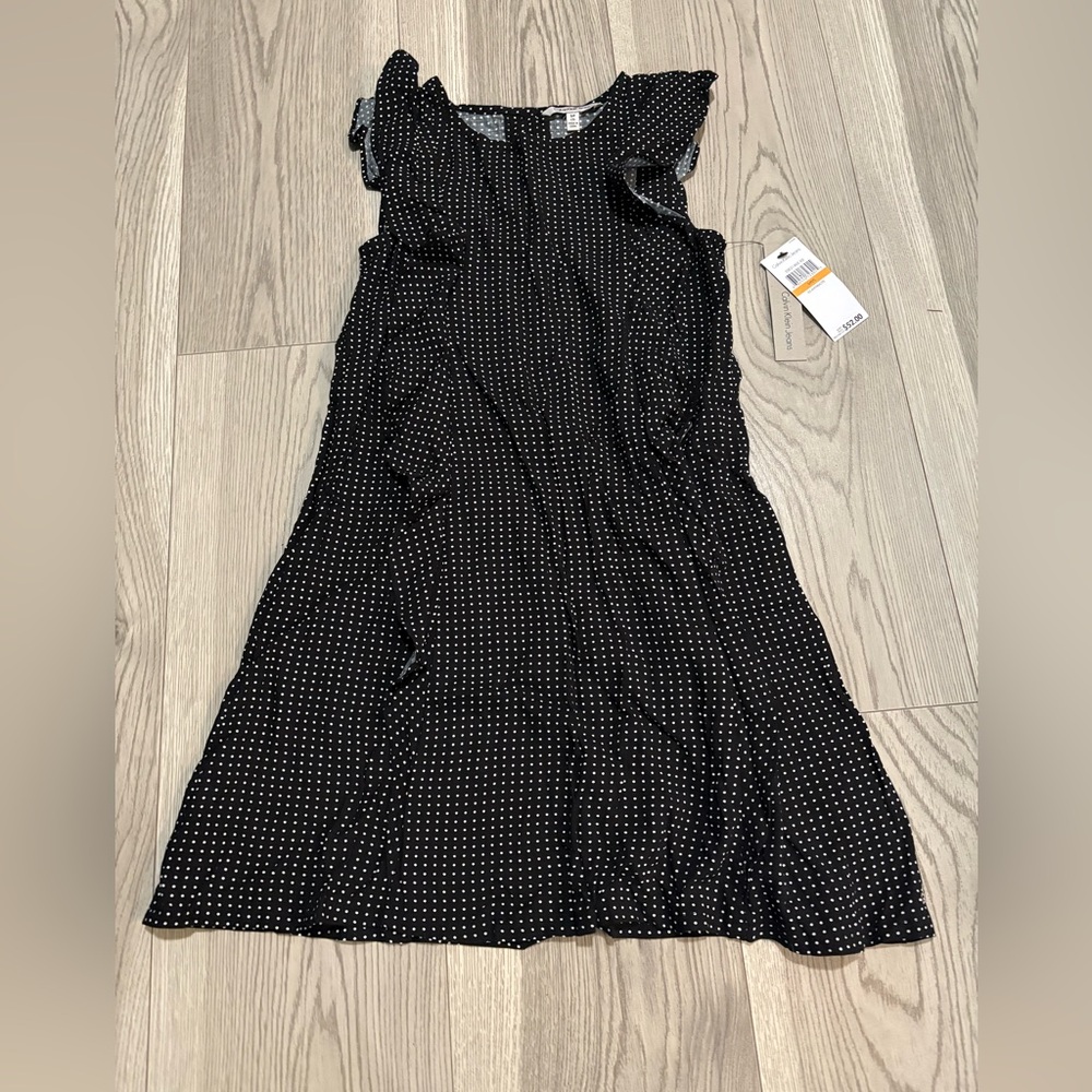Calvin Klein Girls Dress Size 7 NWT